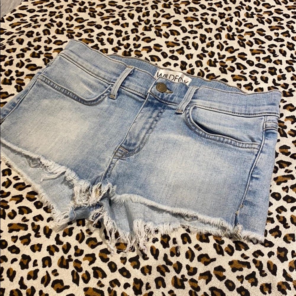 🎃 FINAL PRICE!! Wild fox Jean Shorts distressed